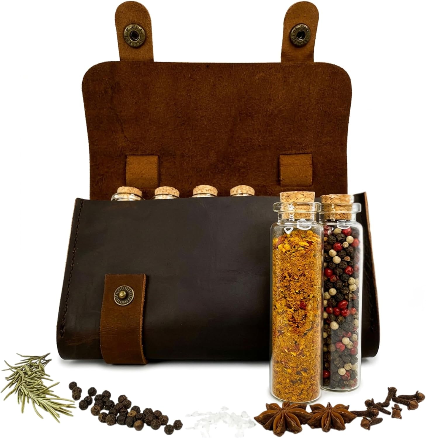 leather-spice-wallet-camping-spice-kit-travel-seasoning-rack