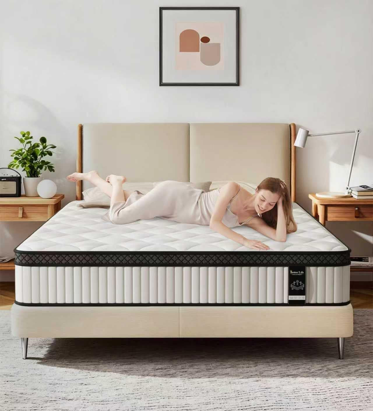 queen-mattress-10-inch-bed-in-a-box-hybrid-with-gel-memory-foam-pocket-springs-medium-firm-pressure-relief-motion-isolation-edge-support-fiberglass-free-certipur-white
