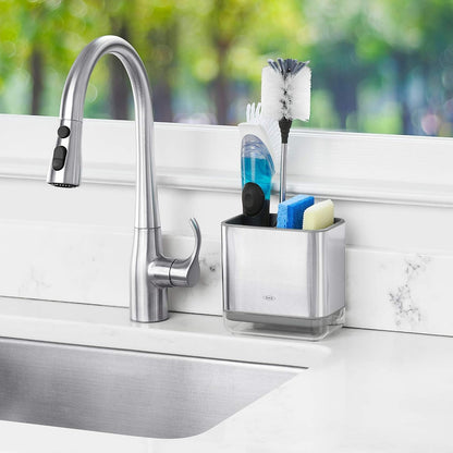 OXO Good Grips Stainless Steel Sink Organizer Caddy & Sponge Holder7
