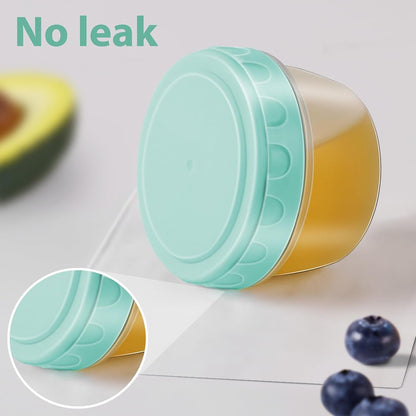 Salad Dressing Container to Go with Lids Dishwasher and Microwave Safe3