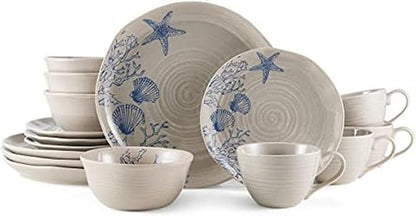 Southport 16 Piece Dinnerware Set, Service for 4, Cream1