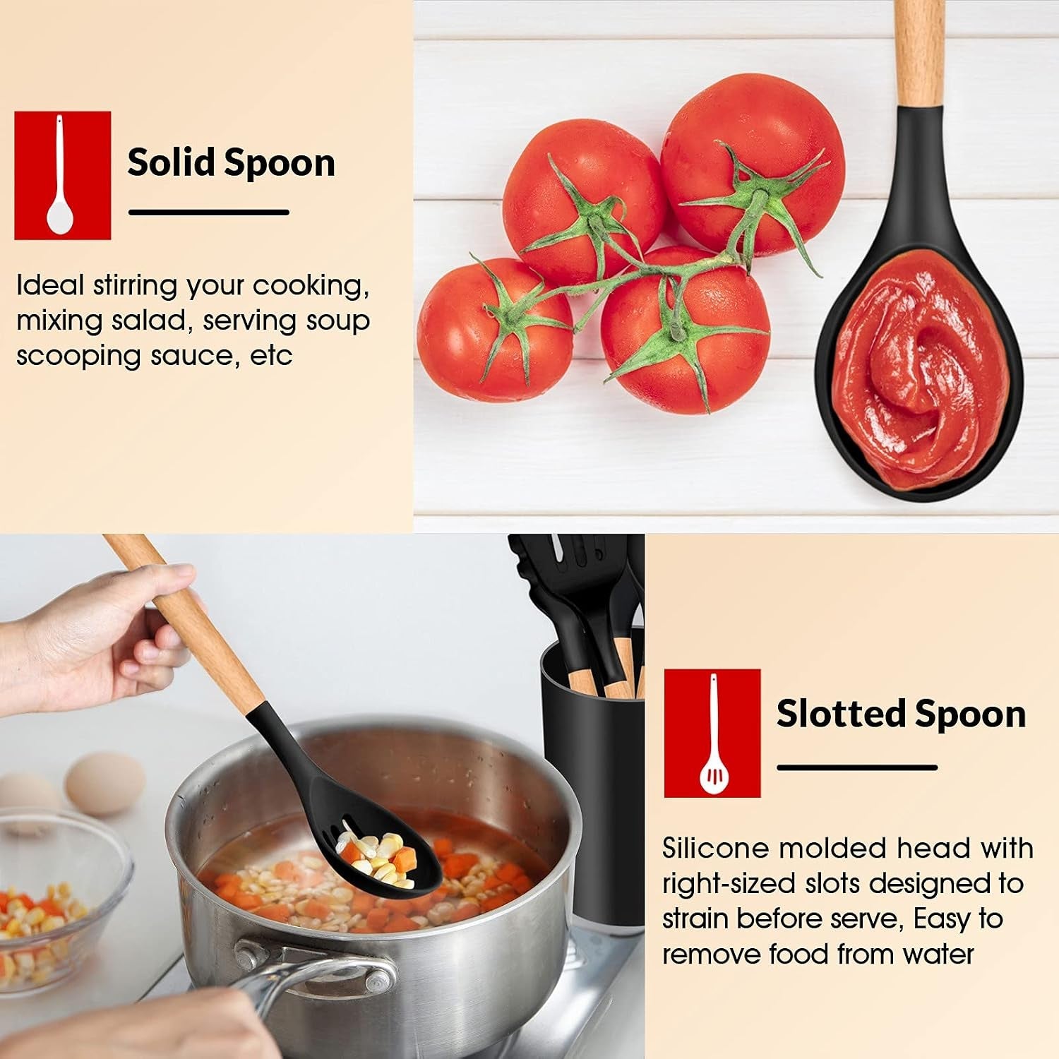 cooking-utensils-set-of-6-silicone-kitchen-utensils-with-wooden-handle-non-stick-cookware-friendly-heat-resistant-includes-spatula-ladle-slotted-turner-serving-spoon-spaghetti-serverblack