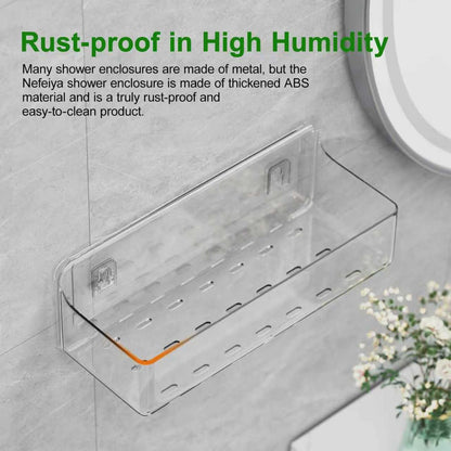 Adhesive Shower Caddy Shower Shelves Bathroom Organizer and Storage4