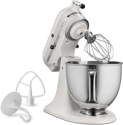 5 Quart Stainless Steel Mixing Bowl with Handle, Compatible with Kitchenaid Tilt-Head Stand Mixers 4.5–5 Qt, Durable Food-Grade Metal Bowl for Baking & Cooking3