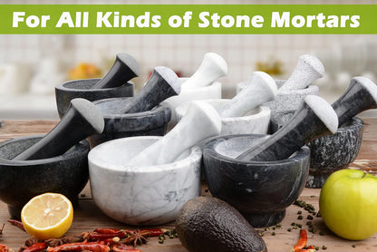 Marble Replacement Pestle 5.9" Length Polished,(Black Marble)8