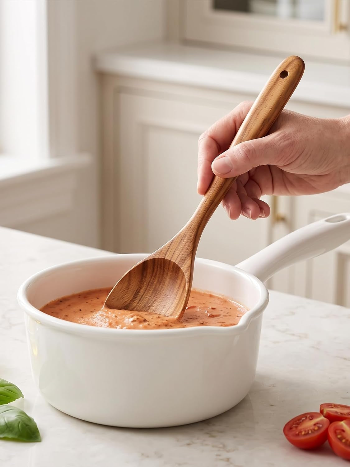 teak-wood-8-piece-wooden-kitchen-utensils-set-wooden-spoons-for-cooking-smooth-wood-spatula-set-for-nonstick-cookware-daily-cooking-housewarming-gift