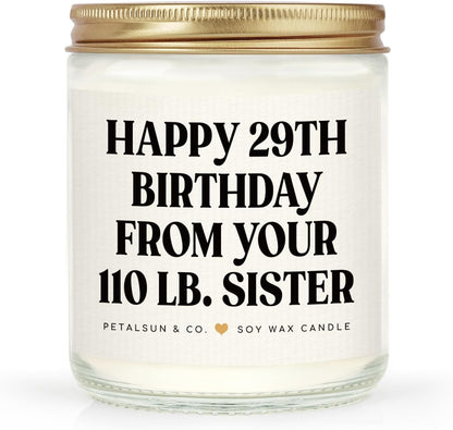 Sister Birthday Gifts, Funny Sisters Gifts from Sister, Lavender Candle1