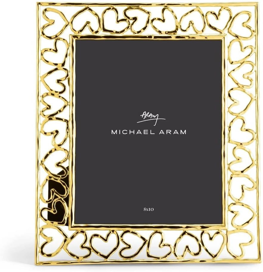 goldgolden-heart-photo-picture-frame-size-8x10-new