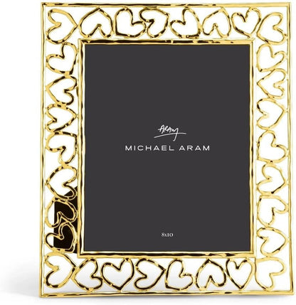 Gold"Golden" Heart Photo Picture Frame Size 8X10 - New !1
