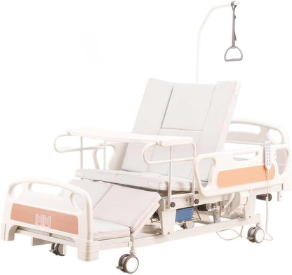 Full Electric Adjustable Hospital Bed with Built in Toilet & Lateral Tilting, Power Lift Clinical Nursing Bed for Elderly Seniors Bariatric,No Electric Lift1