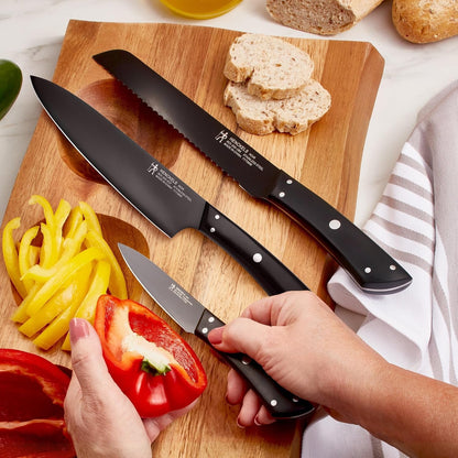 HENCKELS Noir 3-Pc Starter Knife Set2