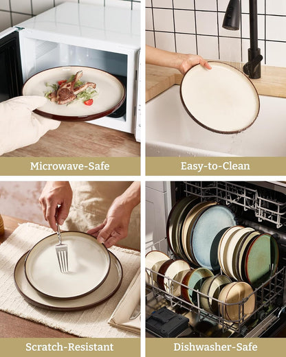 Milkyway 16-Piece Stoneware Dinnerware Set with Pasta Bowls7