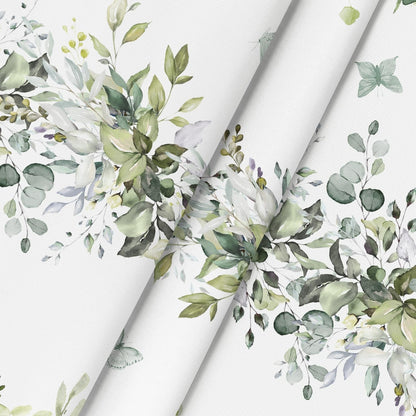 Spring Tablecloth 52 X 70 Inch Rectangular Green Eucalyptus6