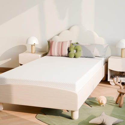 Twin Mattress 5 Inch, Medium Firm for Support & Pressure Relief - Cooling Gel Memory Foam - Fiberglass-Free & Certified Safe for Kids - Compatible for Bunk Beds, Daybeds, Trundle (Mattress in a Box)1