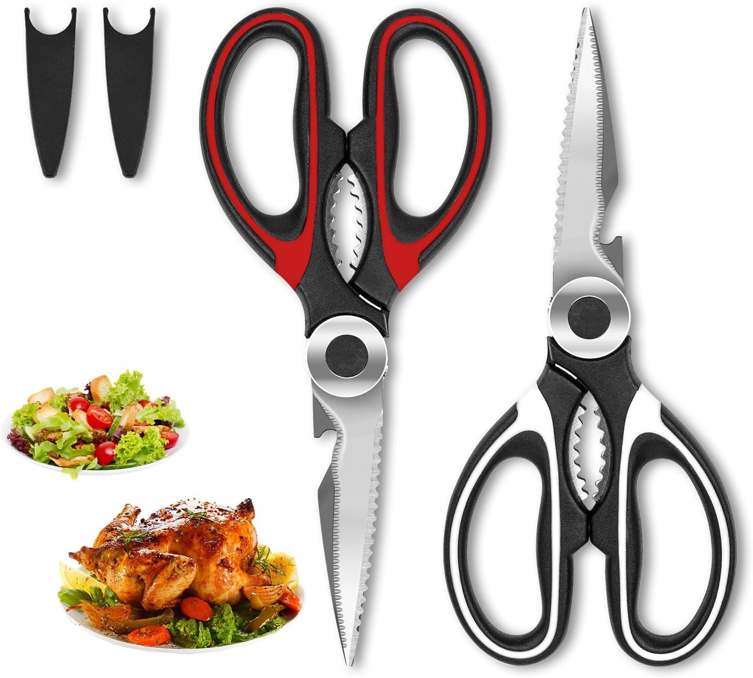 2-pack-kitchen-scissors-heavy-duty-premium-sharp-kitchen-shears-for-food-fish-meat-bones-poultry-and-vegetables-with-strong-stainless-steel-blades-multi-purpose-cooking-scissors