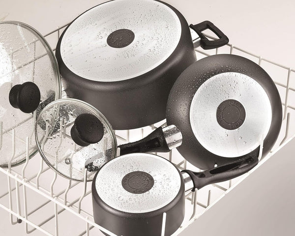 Everything in Kitchen Total Nonstick Diswasher Safe Pots and Pans Cookware Set, 20-PC, Black3