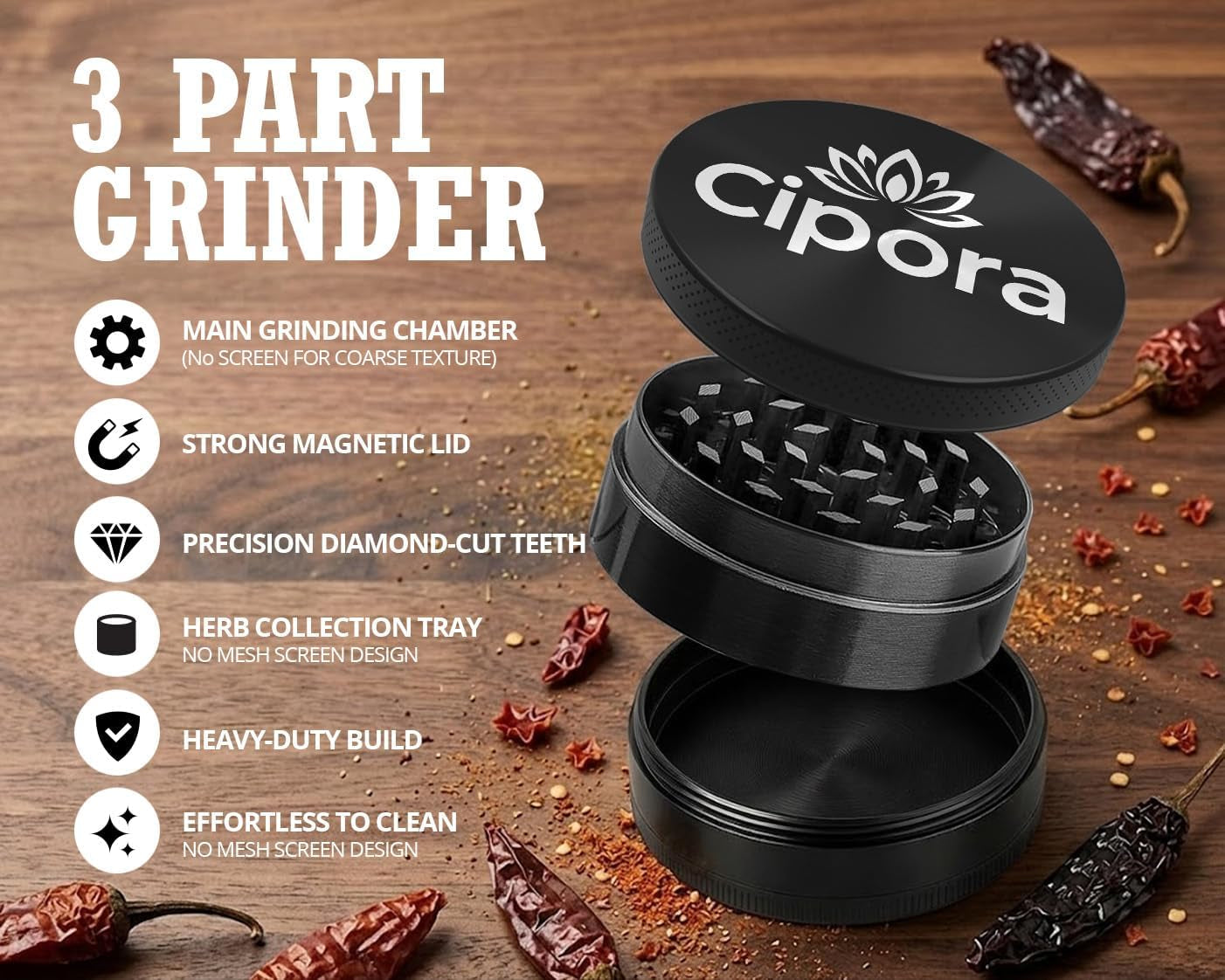 manual-spice-herb-mill-for-kitchen-2-5-zinc-herb-mill-with-bottom-storage-chamber-magnetic-lid-for-peppercorns-rosemary-dried-herbs-seasonings-black