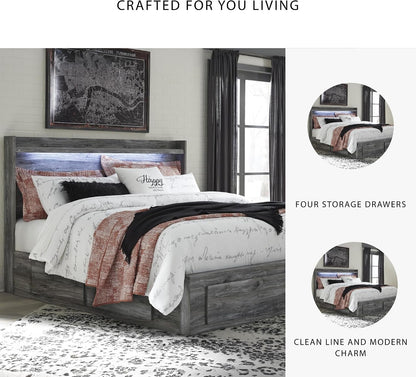 Signature Design by Ashley Baystorm King Platform Bed with 4 Drawers5