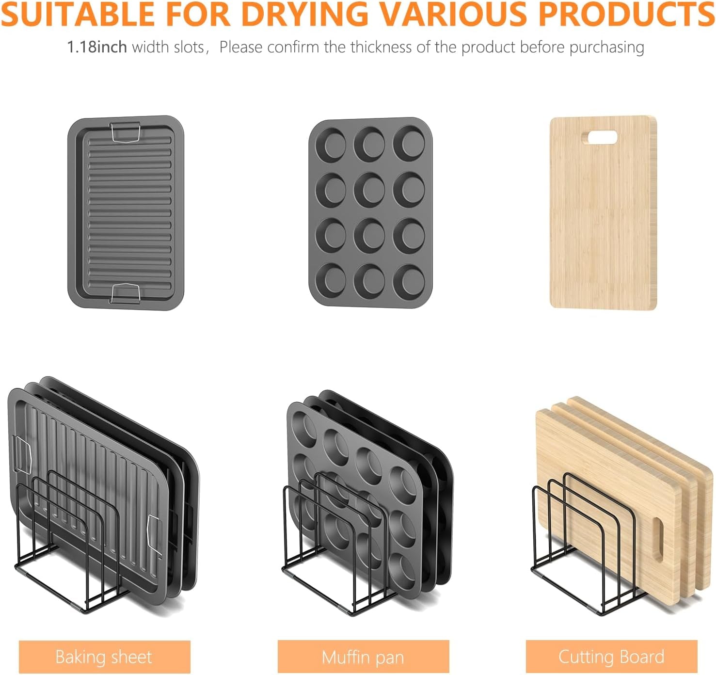 kitchen-cabinet-organizer-steel-cookware-holder-divided-holder-with-5-slots-for-skillets-baking-tray-and-chopping-board-rack-baking-pan-holder-storage-1-pc