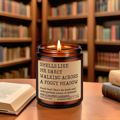 Mr Darcy Candle, Pride and Prejudice Gifts, Jane Austen Gifts5