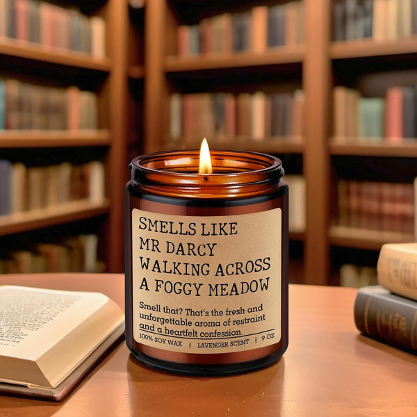 Mr Darcy Candle, Pride and Prejudice Gifts, Jane Austen Gifts5