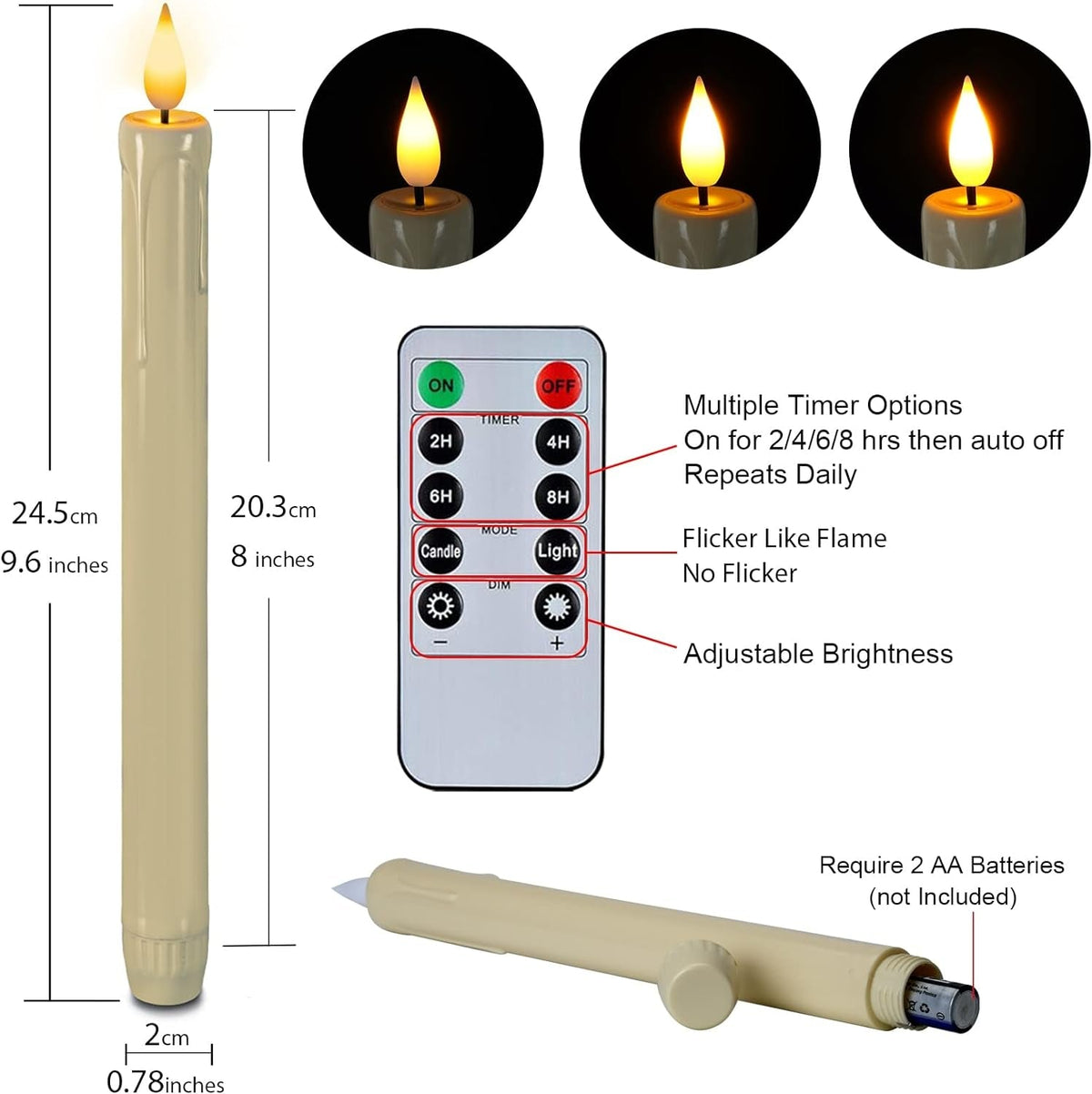 6-pcs-flameless-taper-candles-with-remote-timer-dimmer-ivory-battery-operated-candlesticks-with-flickering-light-plastic-led-window-candles-9-6-inches-for-halloween-christmas-decoration