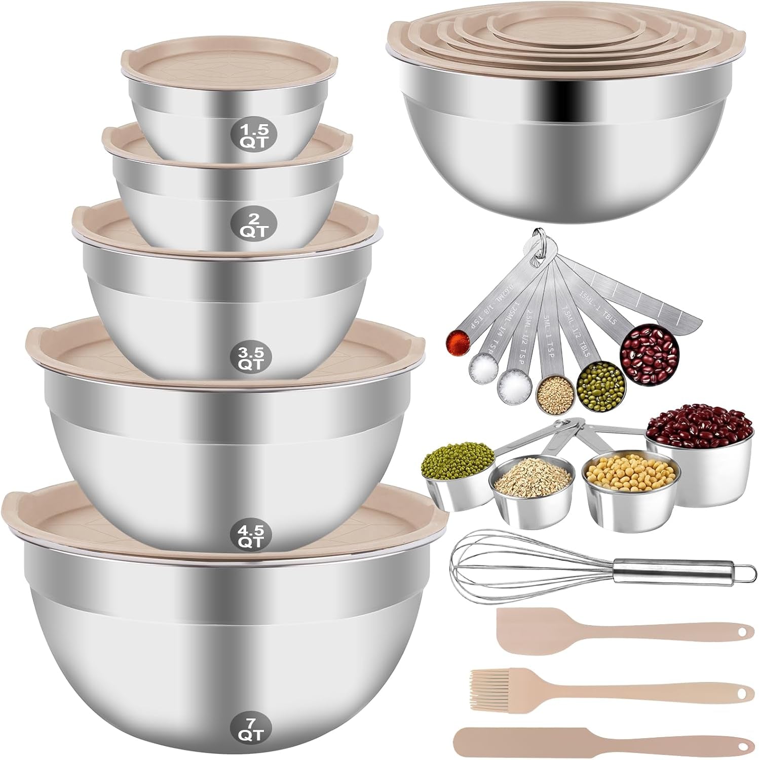 mixing-bowls-set-25pcs-khaki-mixing-bowls-with-lids-set-stainless-steel-kitchen-large-nesting-metal-bowl-7qt-to-1-5qt-measuring-cups-and-spoons-for-prepping-cooking-serving