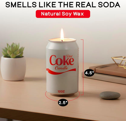 Diet Candle - Smells like the Real Soda - Soy Funny Candles Merch Gifts3