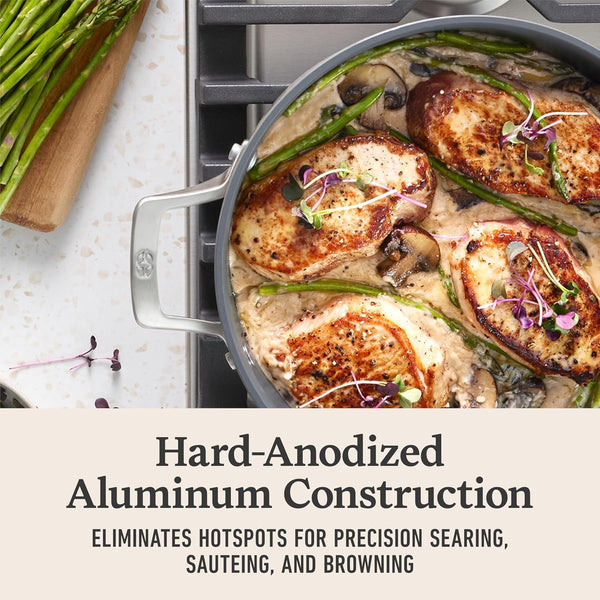 Calphalon® Premier Ceramic Nonstick 7-Qt. Dutch Oven with Lid, Mushroom Grey3