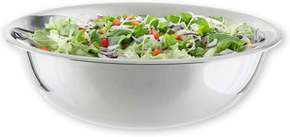 828 Stainless Steel Mixing Bowl, 13 Quart, Lightweight and Durable, Professional Grade for Baking and Prep, Ideal for Kitchens or Bakeries, 16.25" X 16.25" X 4.75, Silver1