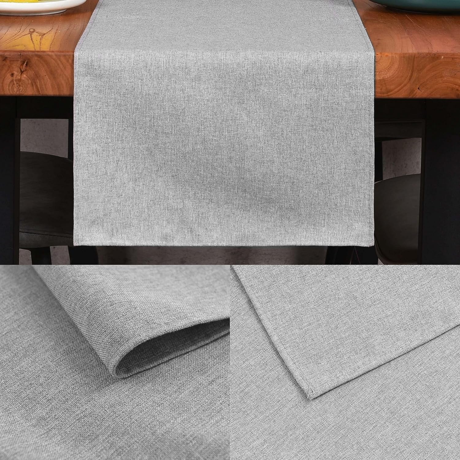 grey-cotton-table-runner-13-x-72-inches-long-farmhouse-style