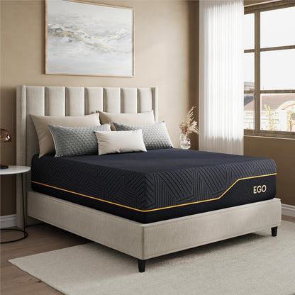 EGOHOME King 14 Inch Memory Foam Mattress for Back Pain Relief Medium Plush7