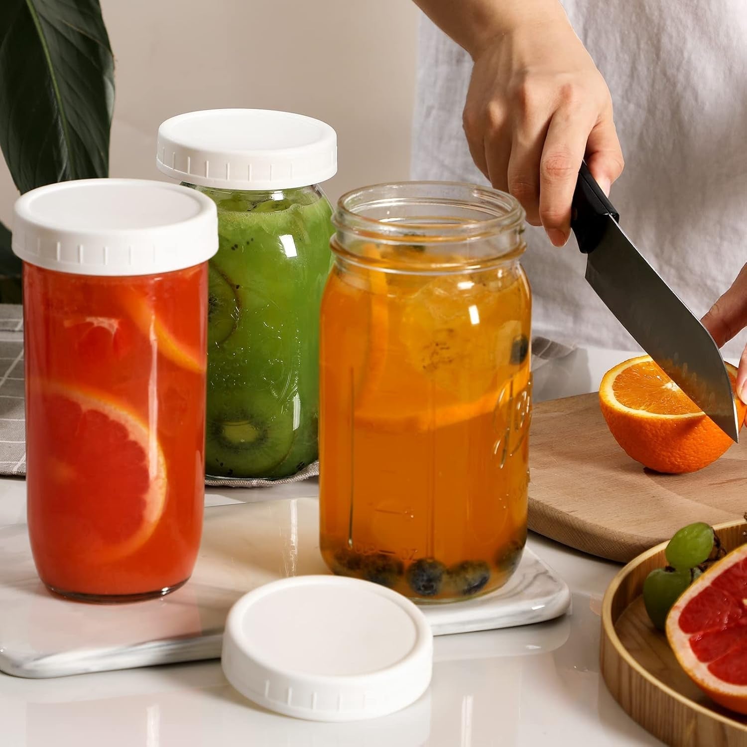 10-pack-wide-mouth-mason-jar-lids-for-ball-kerr-and-more-white-plastic-storage-caps-for-mason-canning-jars-leak-proof-dishwasher-safe-food-grade
