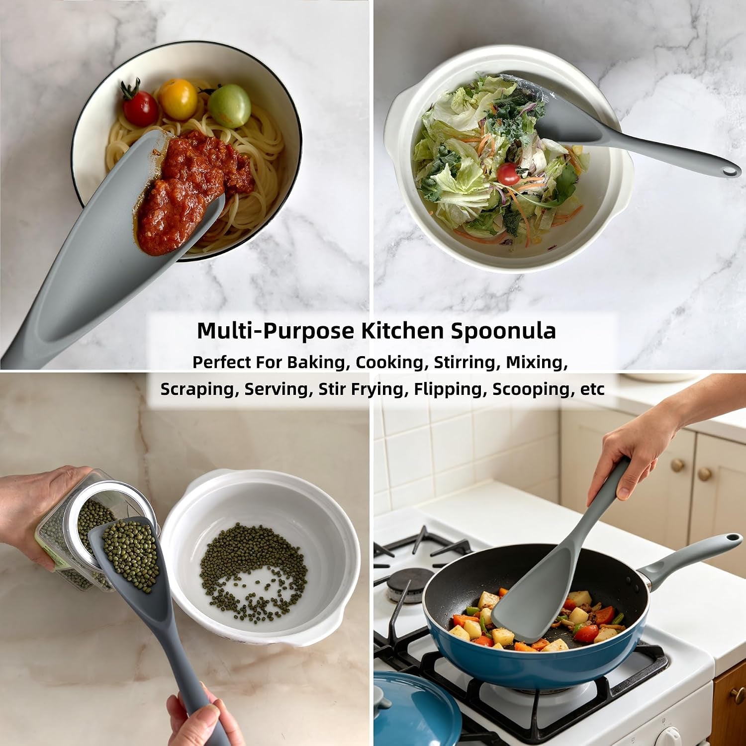 silicone-spatula-tongs-and-basting-brush-set-3-piece-11-4-inch-heat-resistant-kitchen-utensils-dishwasher-safe-non-scratch-for-cooking-baking-serving-gray