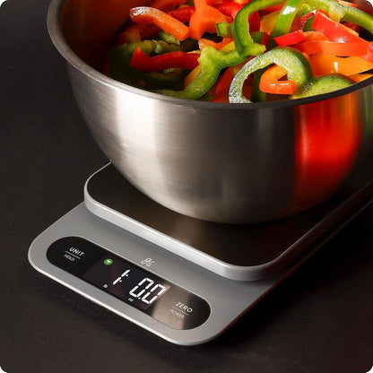 Digital Food Scale for Kitchen & Baking, 22Lb High Capacity | Stainless Steel Platform, Hi-Def LCD, 1G Precision, Tare. Weighs G/Oz/Lb/Ml. for Sourdough, Bread & Bulk Cooking, Large Bowls8