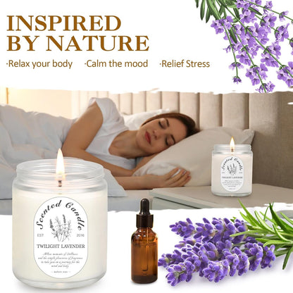 Scented Candles Gift Set, 4 Pack 7 Oz Soy Wax Candles for Home6
