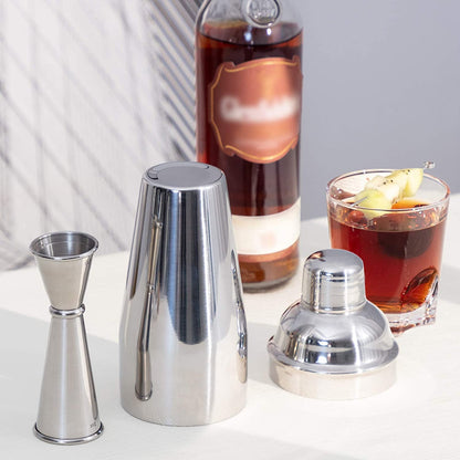 Double Cocktail Jigger for Bartending, 2 OZ & 1 OZ, Rolled Edge | Premium 304 18/8 Stainless Steel, Internal Measurements, Japanese Jigger, Ideal for Bartending7