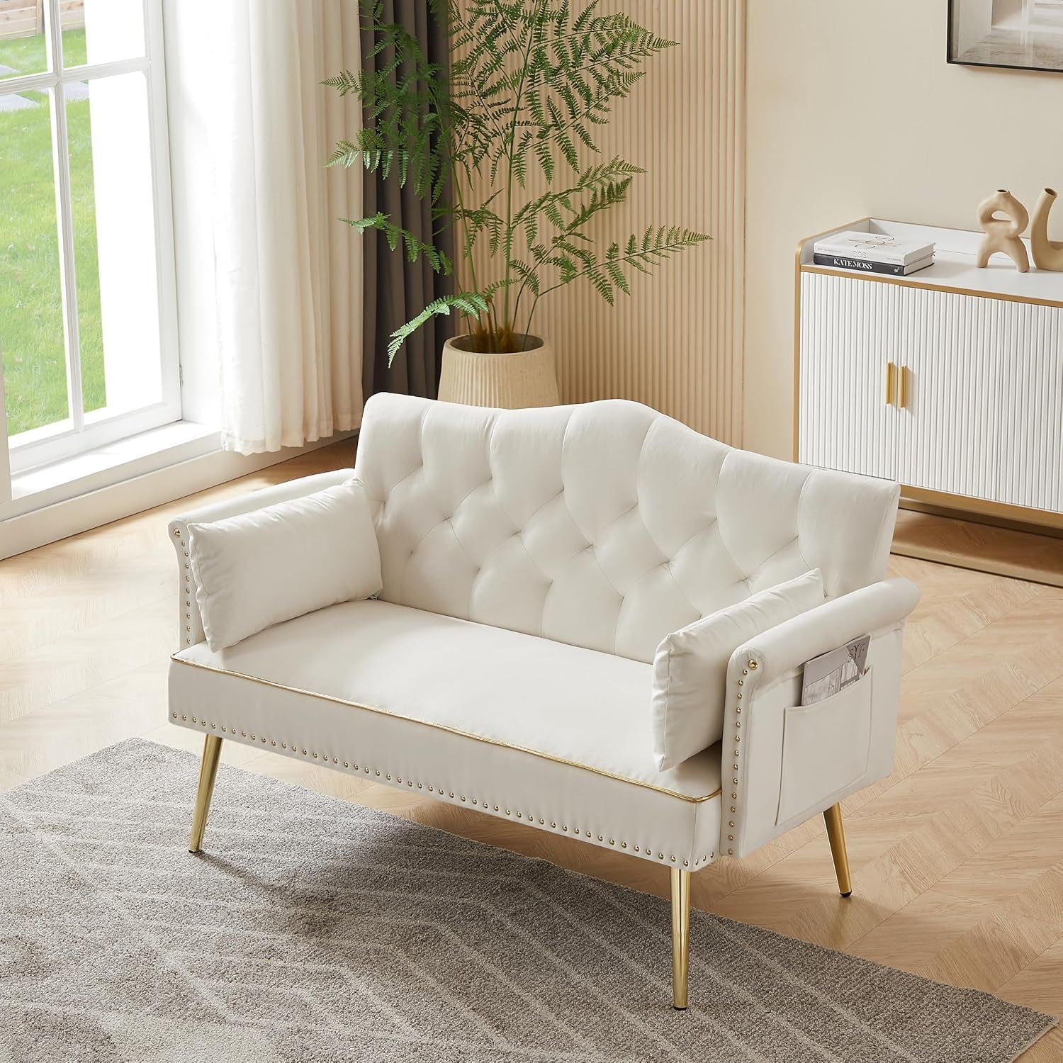 55-inch-modern-velvet-loveseat-sofa-with-gold-metal-legs-side-pockets-tufted-backrest-perfect-for-living-room-bedroom-or-office-modern-beige