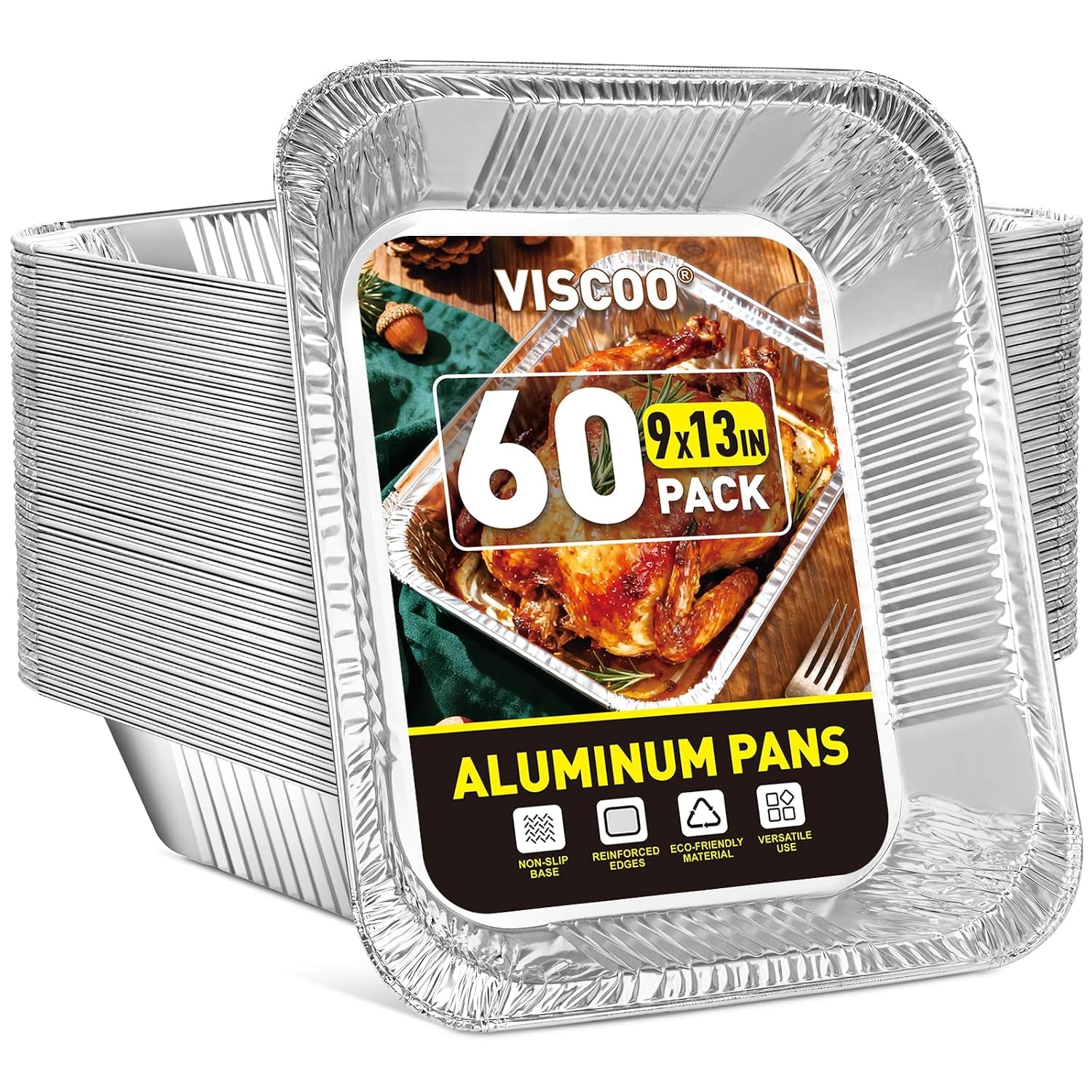 60-pack-9x13-inch-aluminum-pans-disposable-foil-pans-baking-aluminum-trays-food-grade-heavy-duty-tin-foil-pans-for-baking-roasting-cooking-meal-prep-and-freezer-steam-tables