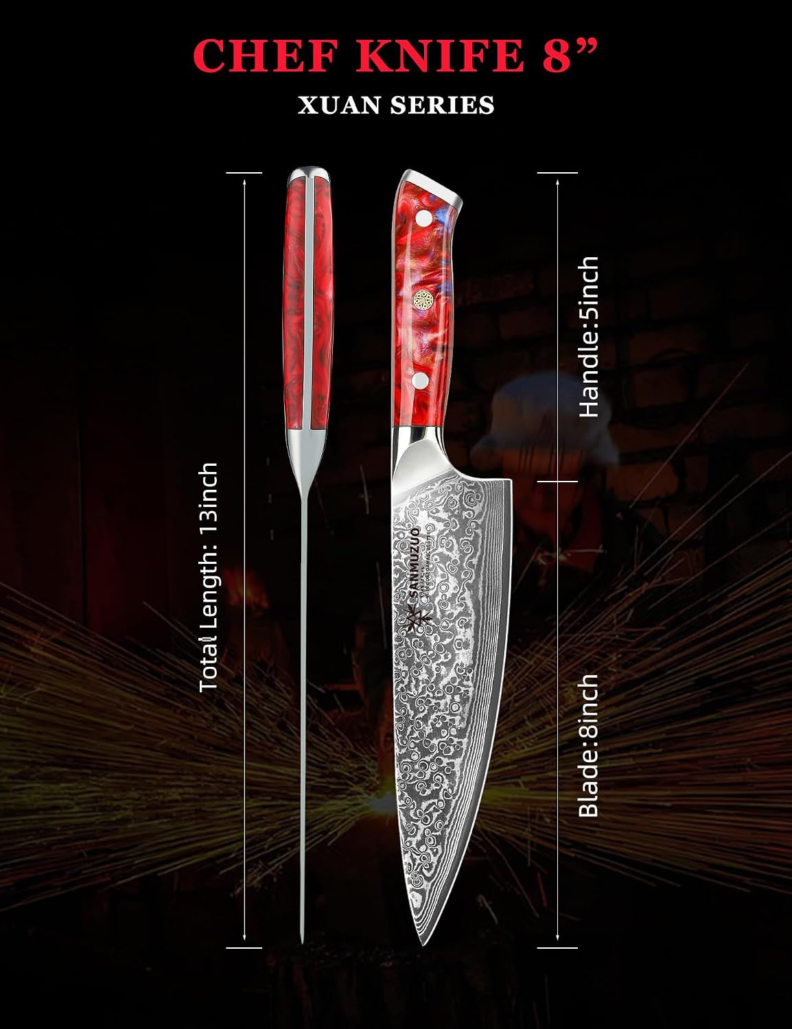 chef-knife-8-inch-xuan-series-vg10-damascus-steel-kitchen-knife-resin-handle-sunset-red