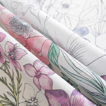 Pastoral Wildflowers Tablecloth Rectangle, Colorful, 52 X 70 Inch8