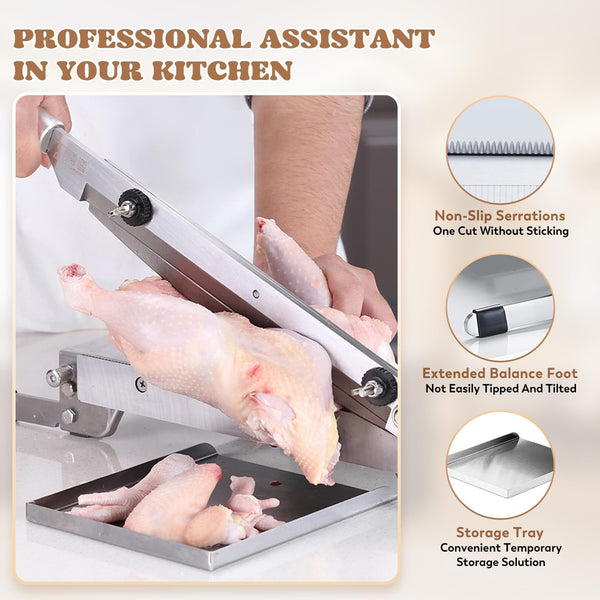 Bone Rib Cutter Chicken Chopper 13.5 Inch Double Blade (KD0288)5