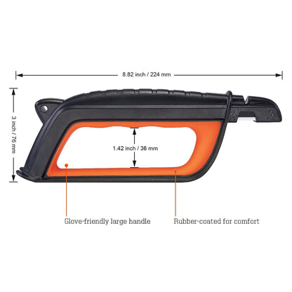 103N All-In-1 Knife Garden Tool Lawn Mower Blade Sharpener | Axe, Hatchet, Machete, Pruner, Hedge Shears, Scissors, Gardening Sharpening Tool Gifts for Men6