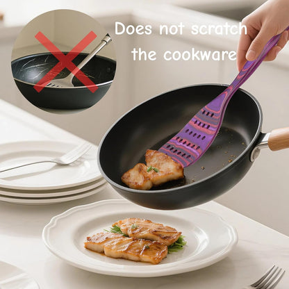 7 PCS Byzantium Pakkawood Utensil Set, Non-Stick Wooden Spoons for Cooking6