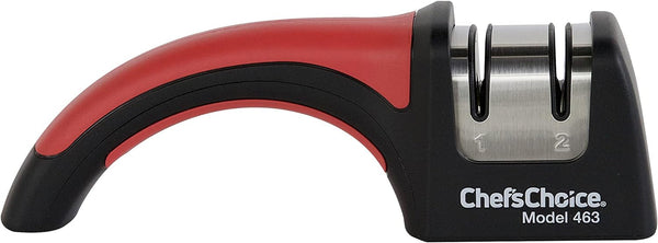 Chef'Schoice Professional Manual Knife Sharpeners Pronto Hone for 15-Degree Straight-Edge and Serrated Knives with Precise Angle Control & Compact Footprint, 2 Stage, Black3