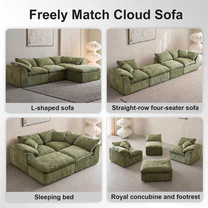 Cloud Couch Sectional, Boneless Modular Sofa for Living Room5