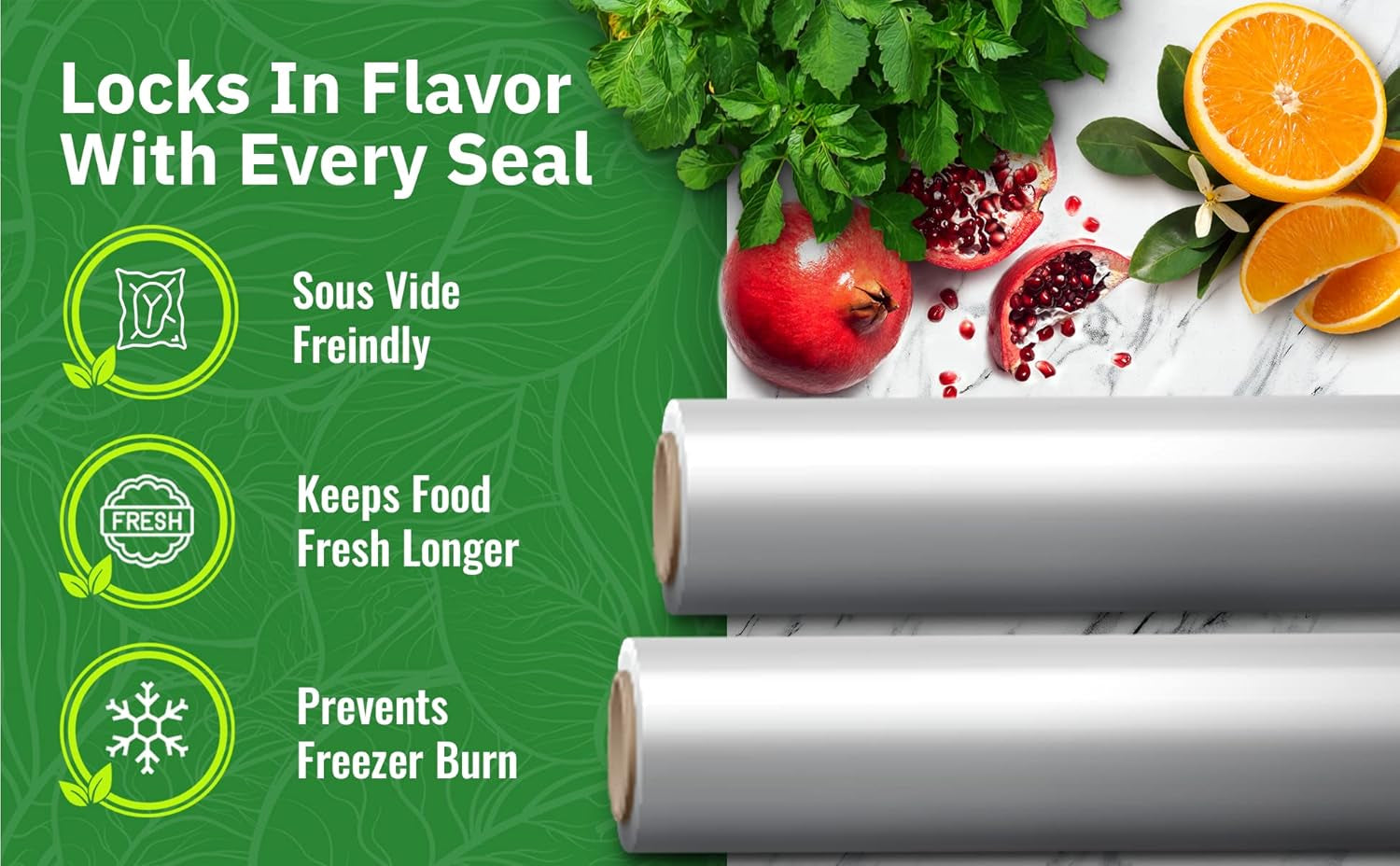 11-x-25-vacuum-sealer-rolls-4-pack-15-thicker-embossing-compatible-with-foodsaver-machines-bpa-free-commercial-grade-food-sealer-bags