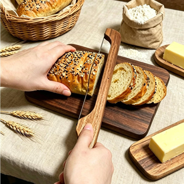 Sourdough Bread Knife for Homemade Bread, Bread Slicer-Cutter& Bread Bow Knife for Sourdough with Ergonomic Grip for Easy, Clean & Even Slicing, Bread Saw7