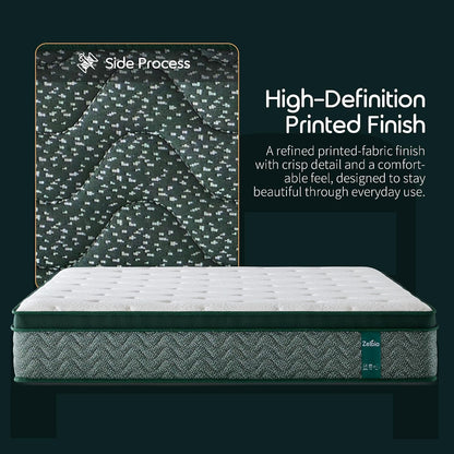 12" Full XL Hybrid Mattress Medium Firm Cool Gel Memory Foam9