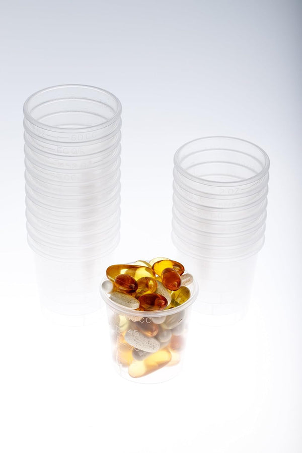 2 Ounce Medicine Cup (50 Pack) | Great for Mixing Small Batches2